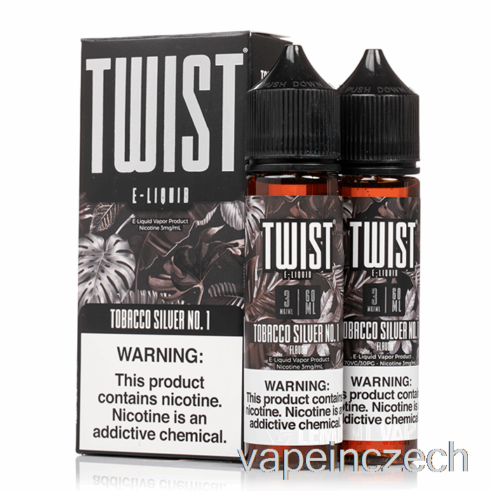 Tabákové Stříbro č. 1 - Twist E-liquid - 120 Ml 12mg Vape Pero